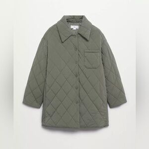 Mango Quilted Coat in EUC.